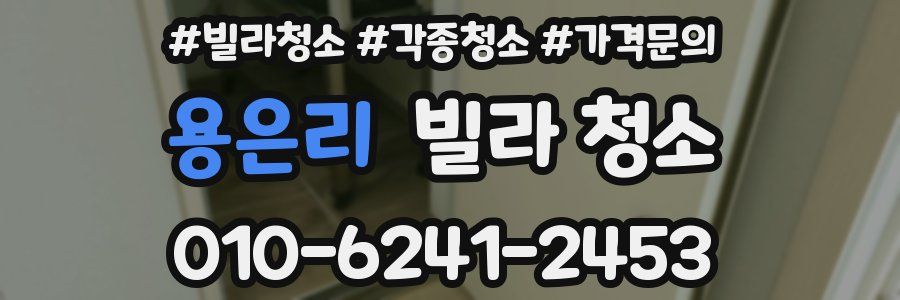 용은리 빌라 청소