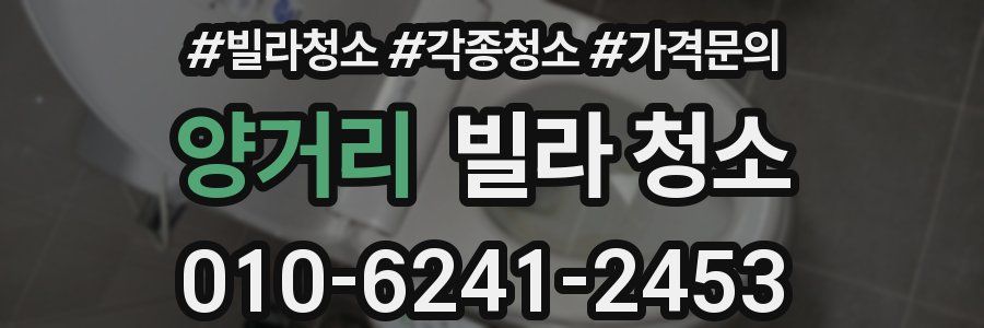 양거리 빌라 청소