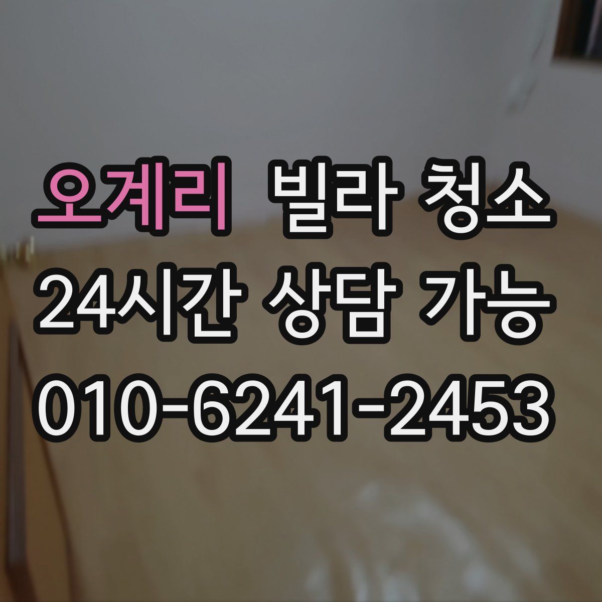 오계리 빌라 청소