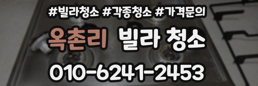 옥촌리 빌라 청소