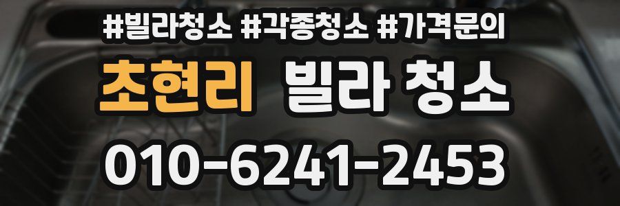 초현리 빌라 청소