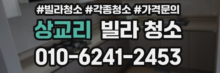 상교리 빌라 청소