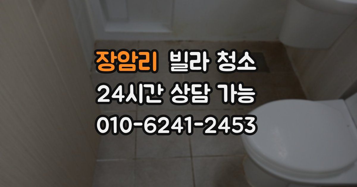 장암리 빌라 청소