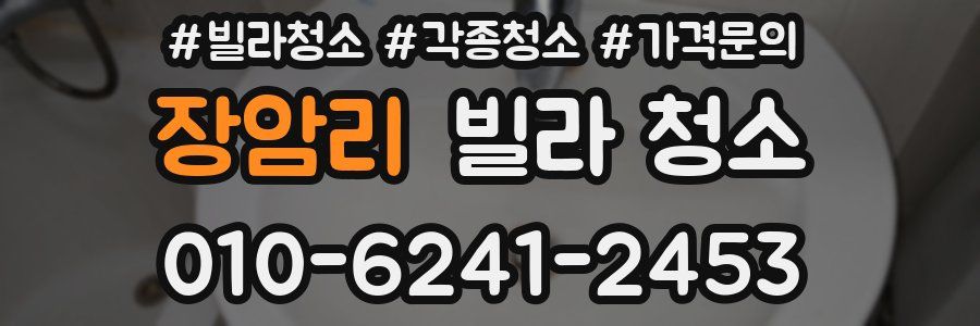 장암리 빌라 청소