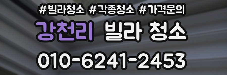 강천리 빌라 청소