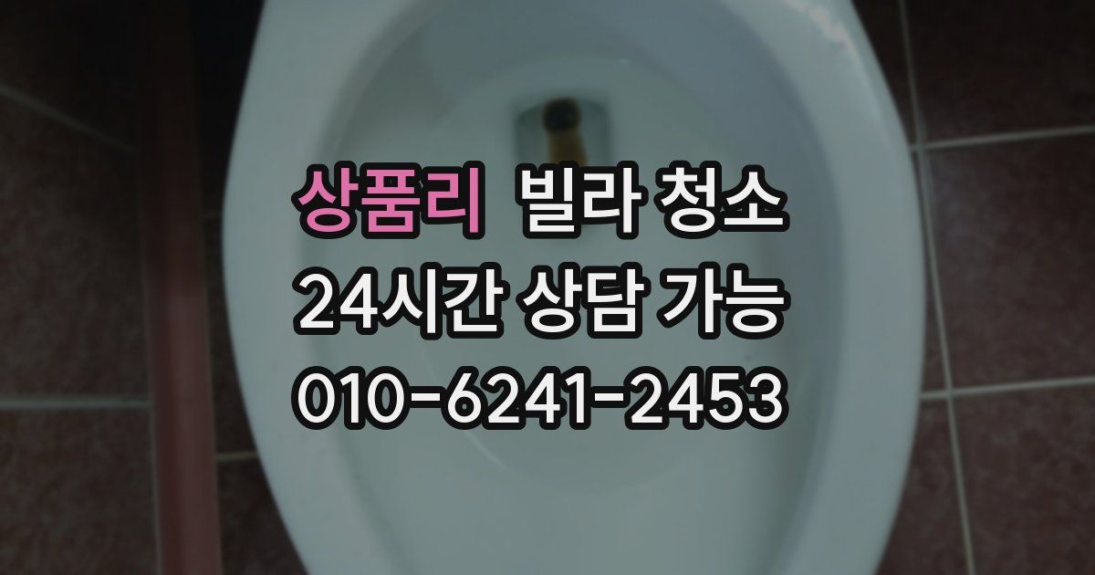 상품리 빌라 청소