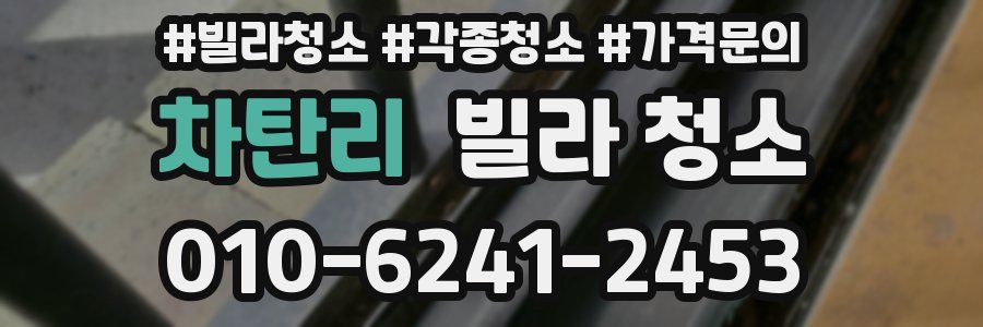 차탄리 빌라 청소