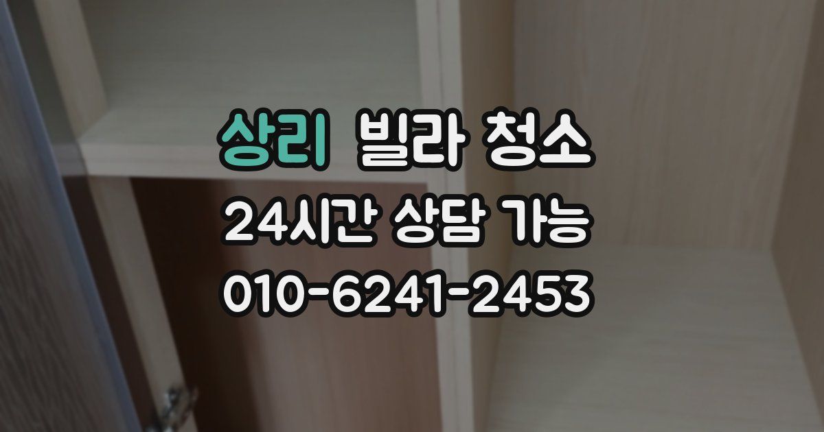 상리 빌라 청소