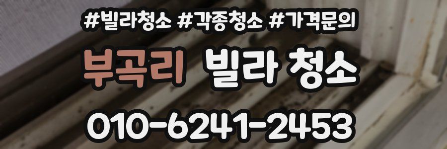 부곡리 빌라 청소