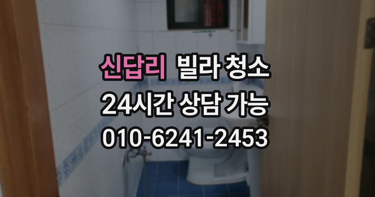 신답리 빌라 청소