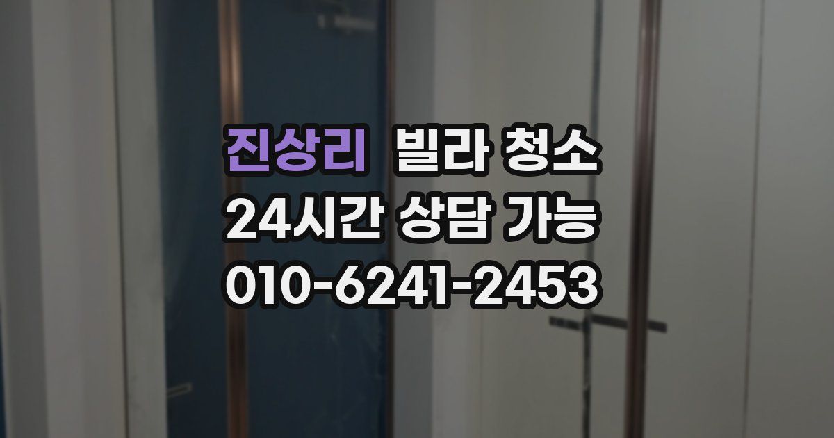 진상리 빌라 청소