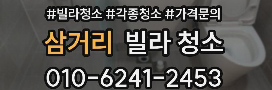 삼거리 빌라 청소