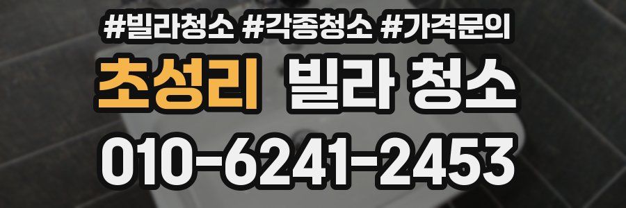 초성리 빌라 청소