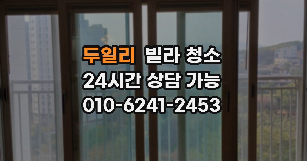 두일리 빌라 청소