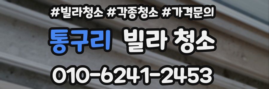 통구리 빌라 청소