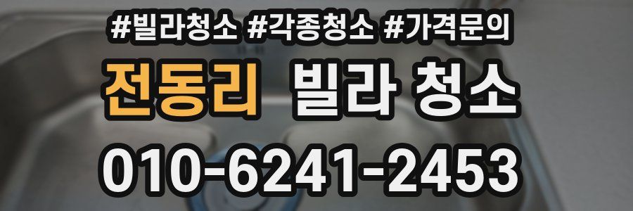 전동리 빌라 청소