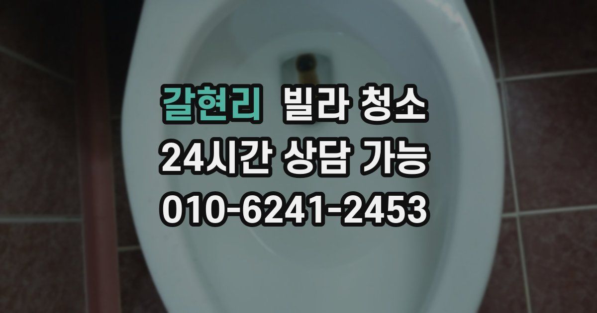 갈현리 빌라 청소