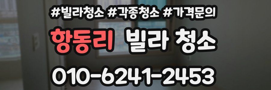 항동리 빌라 청소