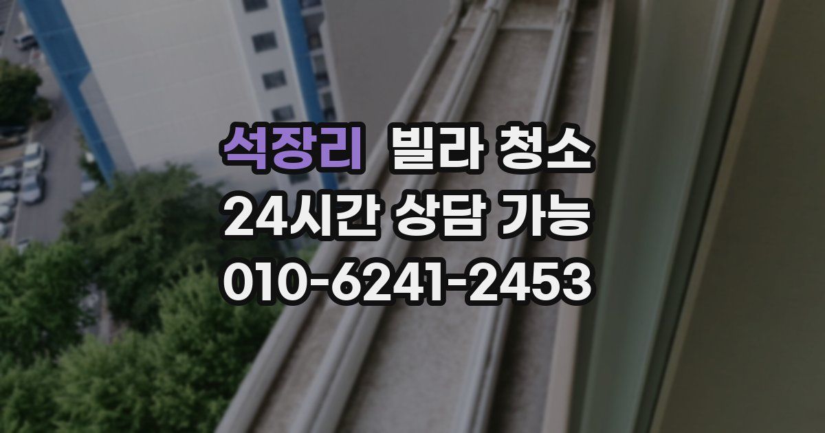 석장리 빌라 청소