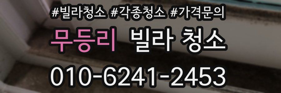 무등리 빌라 청소