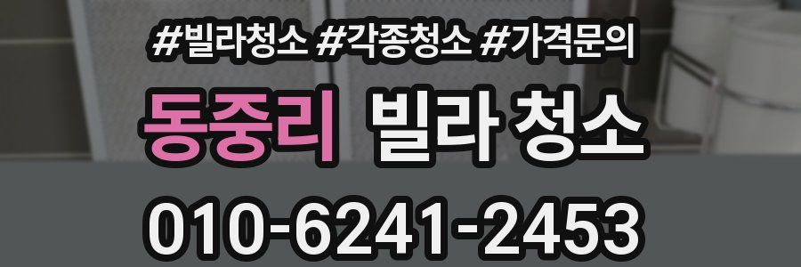 동중리 빌라 청소