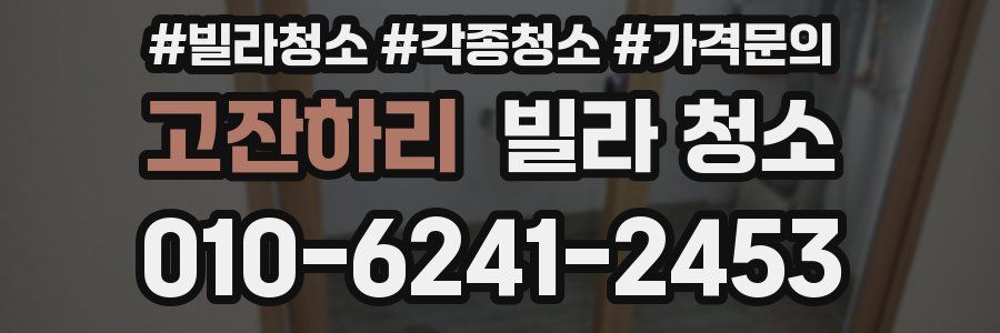 고잔하리 빌라 청소