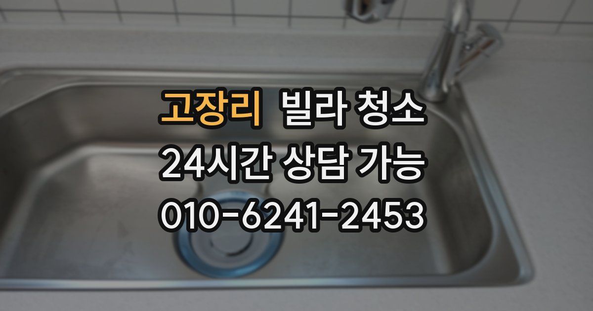 고장리 빌라 청소