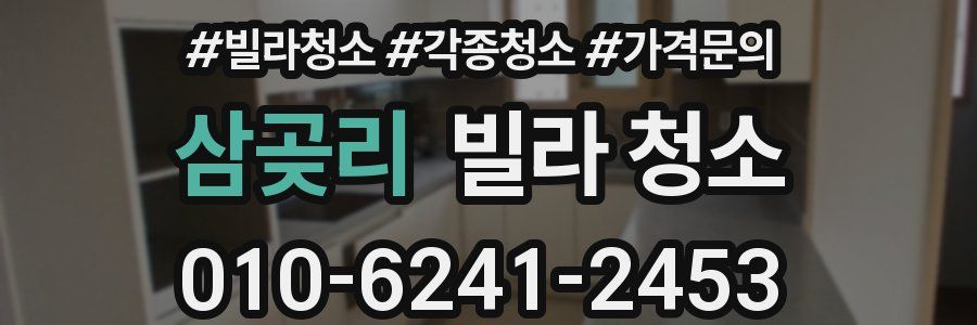 삼곶리 빌라 청소