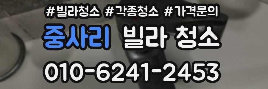 중사리 빌라 청소