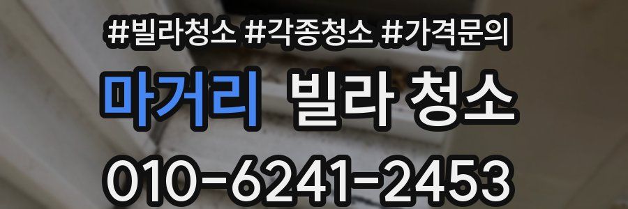 마거리 빌라 청소