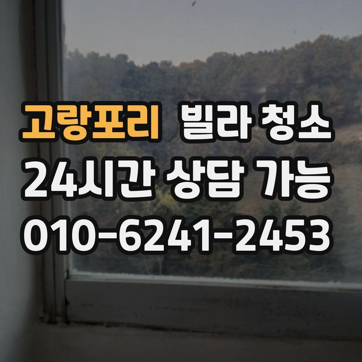 고랑포리 빌라 청소