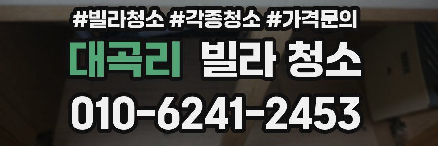 대곡리 빌라 청소