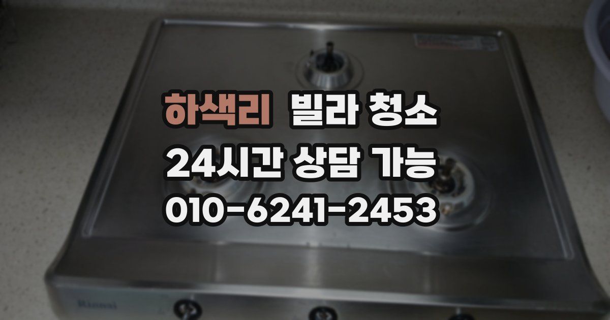 하색리 빌라 청소