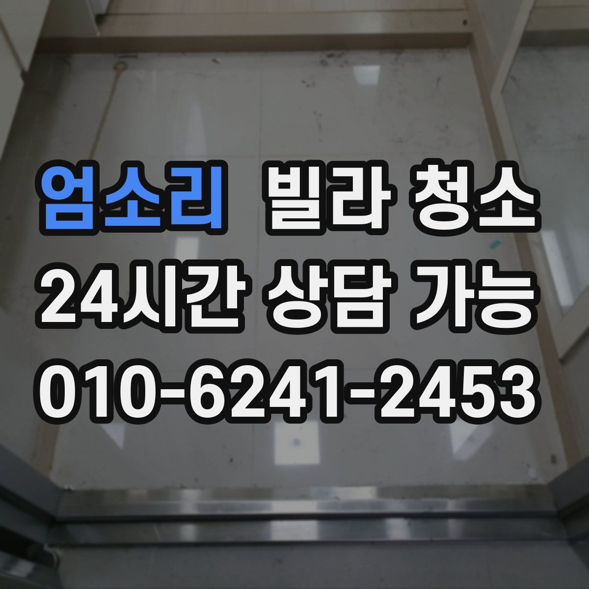 엄소리 빌라 청소