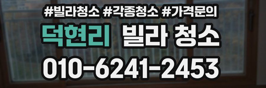 덕현리 빌라 청소