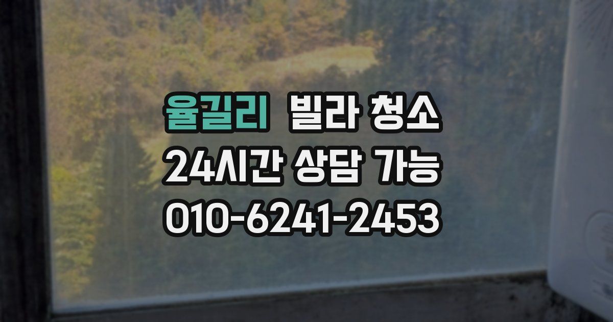 율길리 빌라 청소