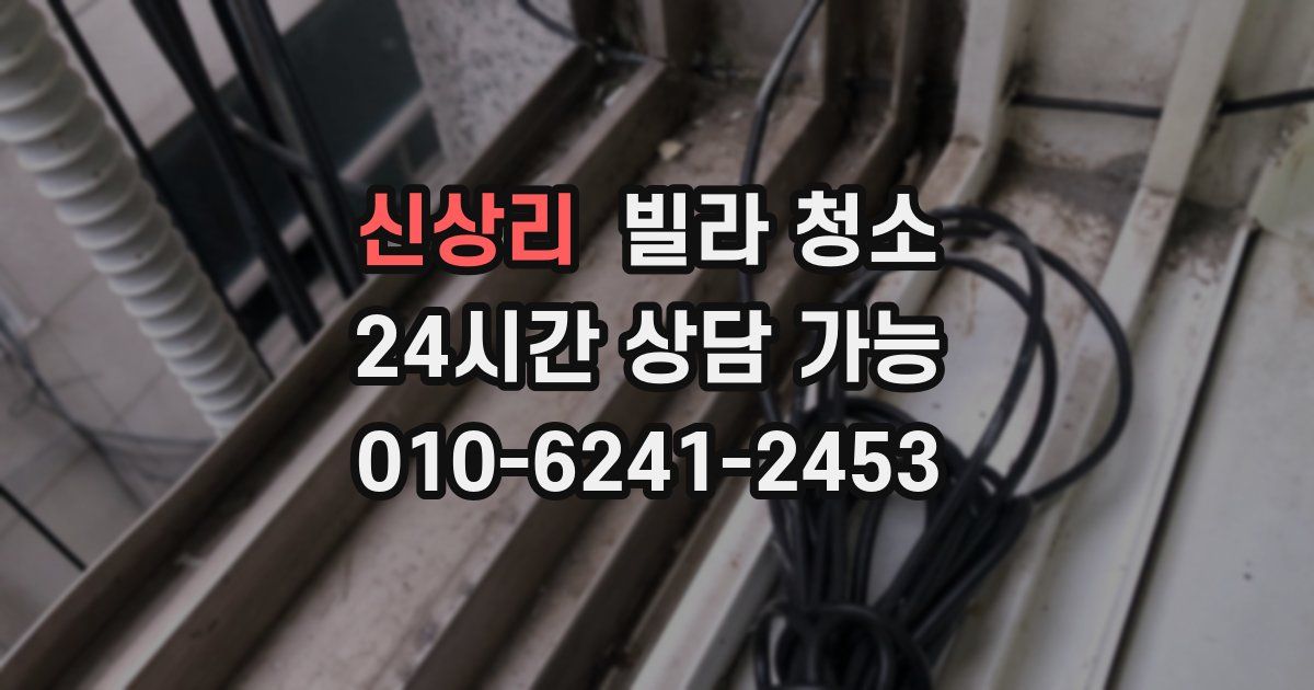 신상리 빌라 청소
