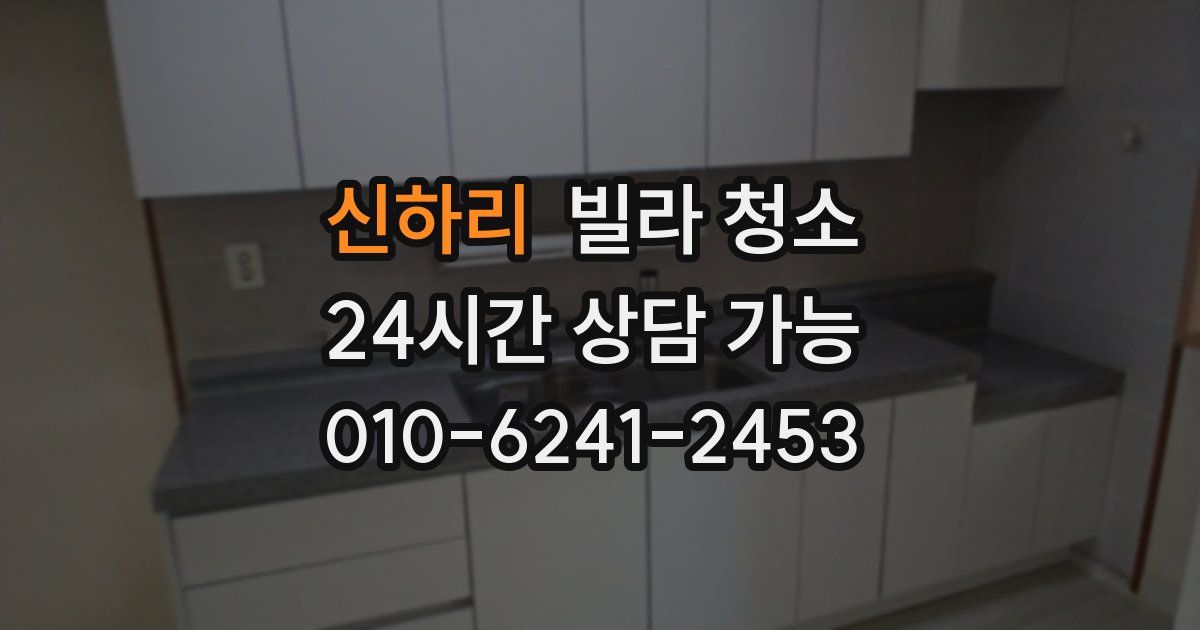 신하리 빌라 청소