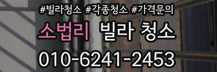 소법리 빌라 청소