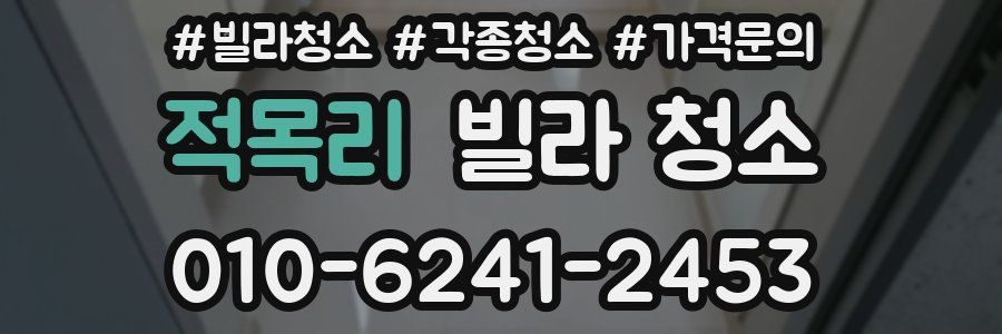 적목리 빌라 청소