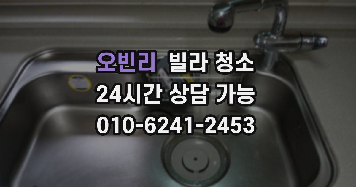 오빈리 빌라 청소