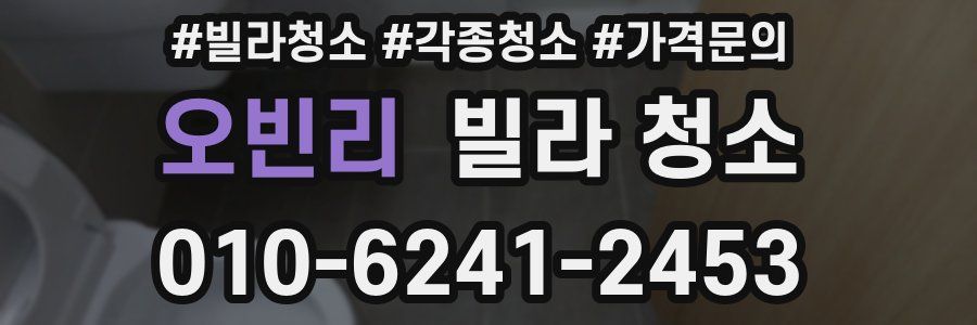 오빈리 빌라 청소