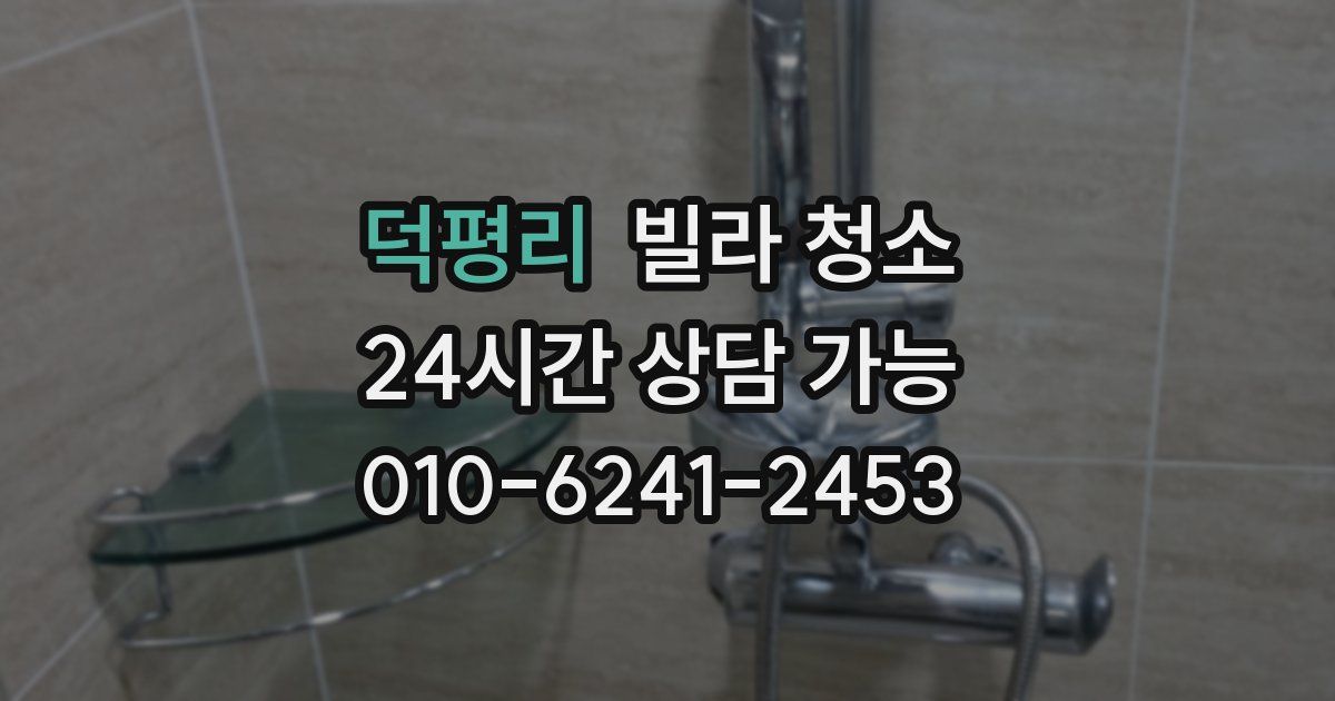 덕평리 빌라 청소