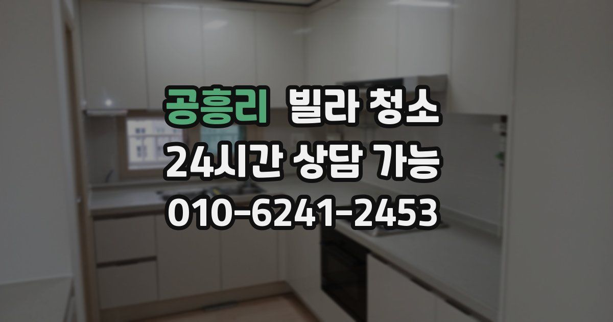 공흥리 빌라 청소