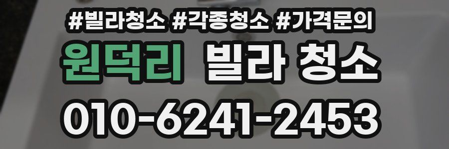 원덕리 빌라 청소