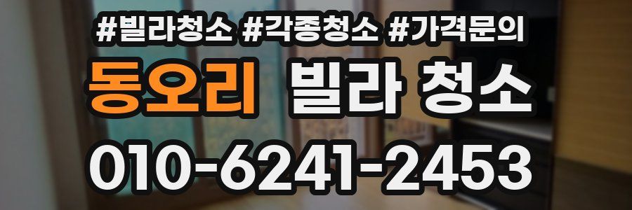 동오리 빌라 청소