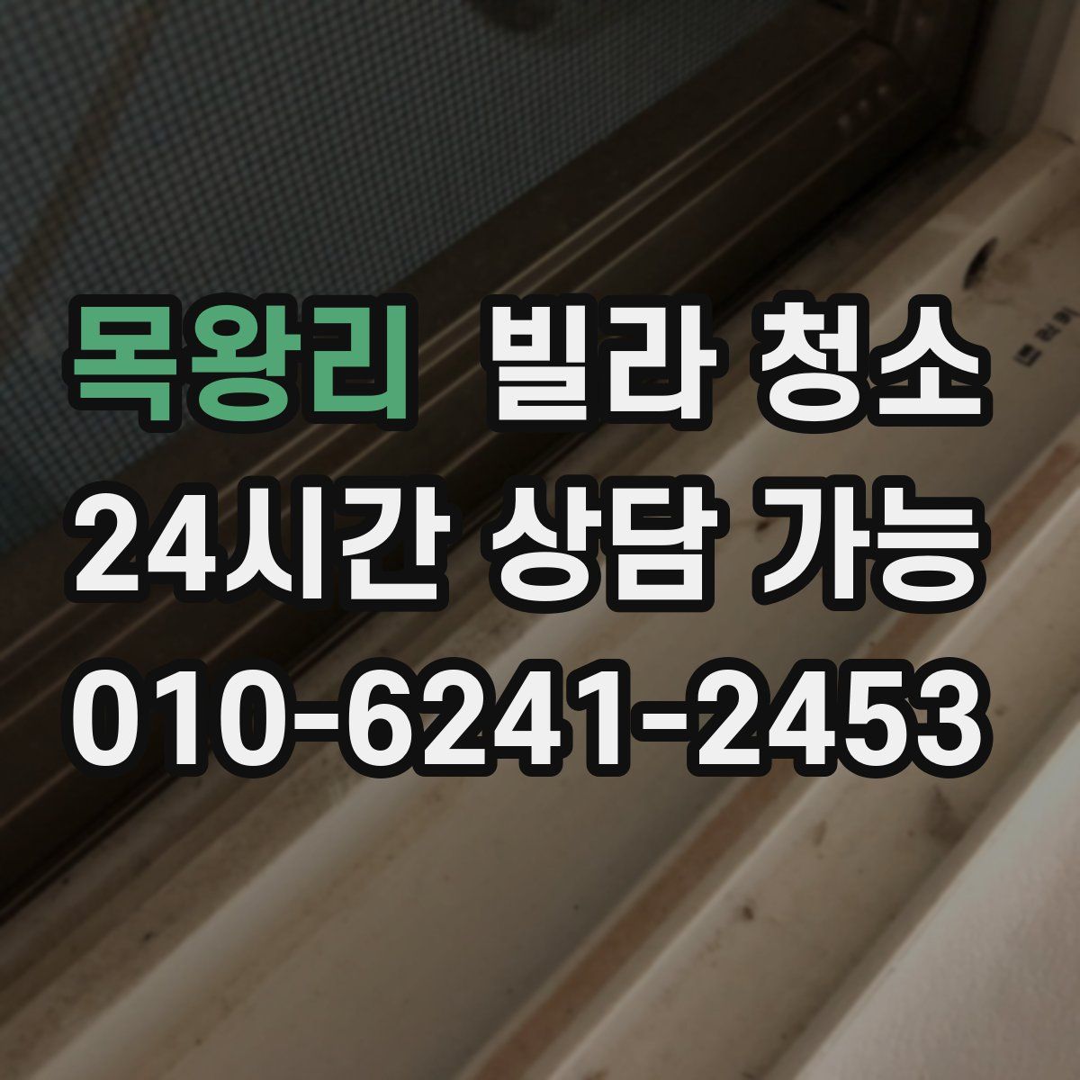 목왕리 빌라 청소