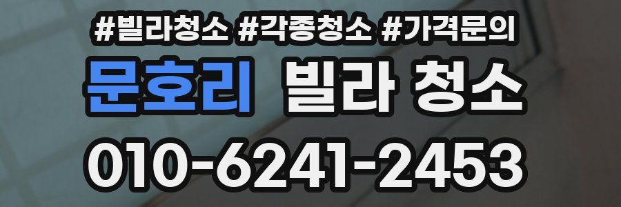 문호리 빌라 청소