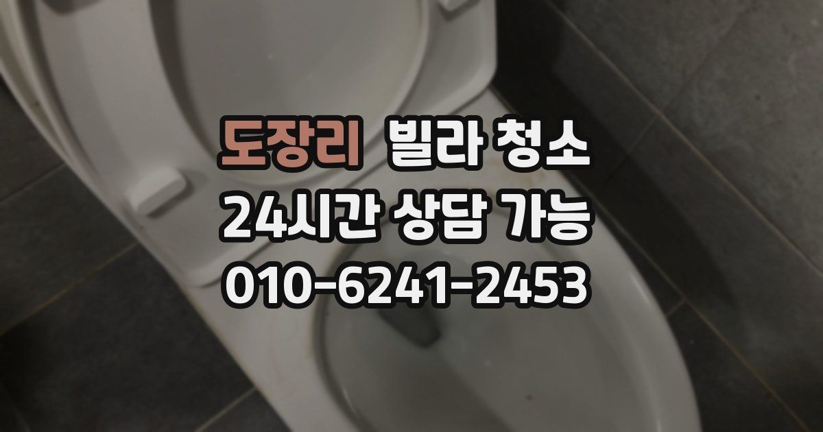 도장리 빌라 청소