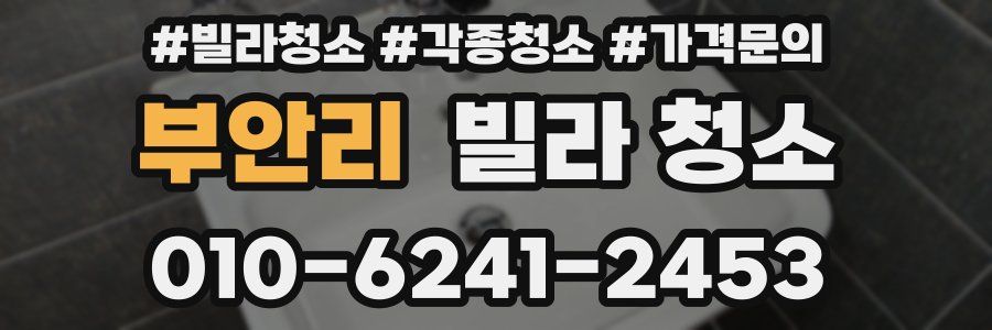 부안리 빌라 청소